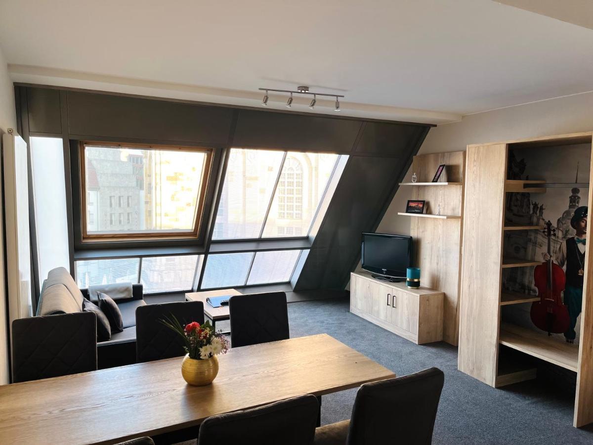 Familienapartment Mit Panoramablick Zur Frauenkirche Dresden Exteriör bild